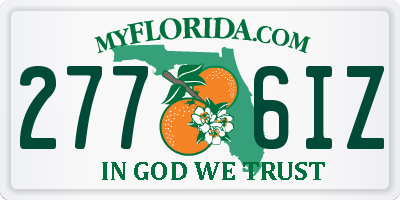 FL license plate 2776IZ