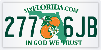 FL license plate 2776JB