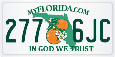 FL license plate 2776JC