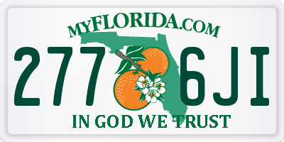 FL license plate 2776JI