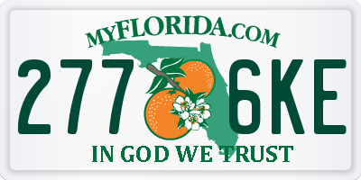 FL license plate 2776KE