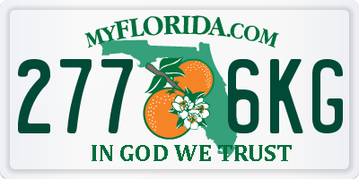 FL license plate 2776KG