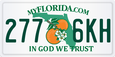 FL license plate 2776KH