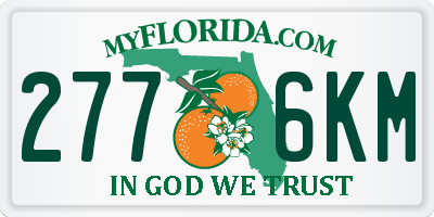 FL license plate 2776KM
