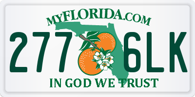 FL license plate 2776LK
