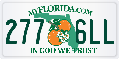 FL license plate 2776LL