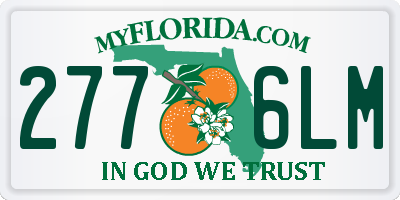 FL license plate 2776LM