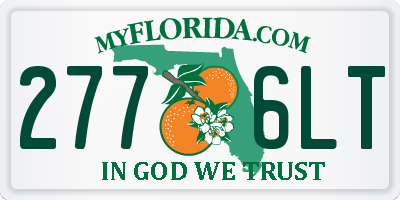 FL license plate 2776LT
