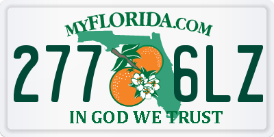 FL license plate 2776LZ