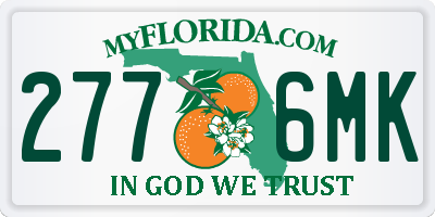 FL license plate 2776MK