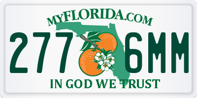 FL license plate 2776MM