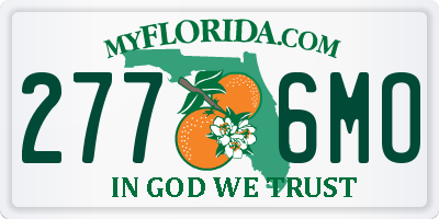 FL license plate 2776MO