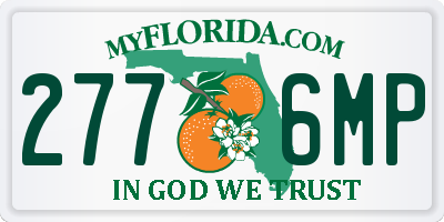 FL license plate 2776MP