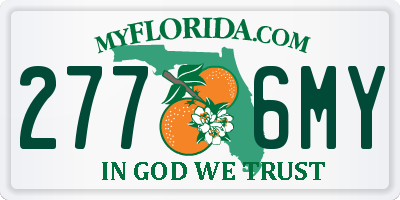 FL license plate 2776MY