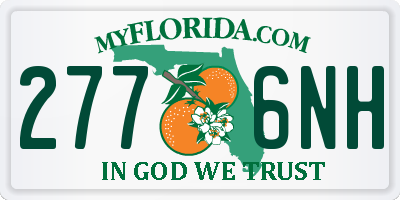 FL license plate 2776NH