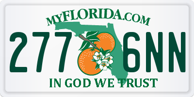 FL license plate 2776NN