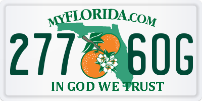 FL license plate 2776OG