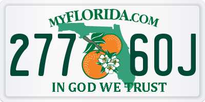 FL license plate 2776OJ