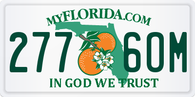 FL license plate 2776OM