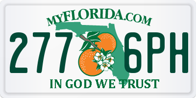 FL license plate 2776PH