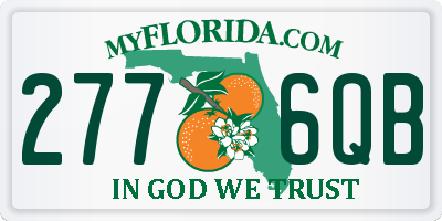 FL license plate 2776QB