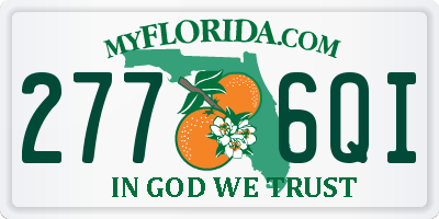 FL license plate 2776QI
