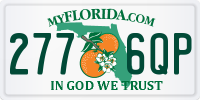 FL license plate 2776QP
