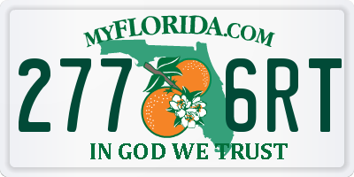 FL license plate 2776RT