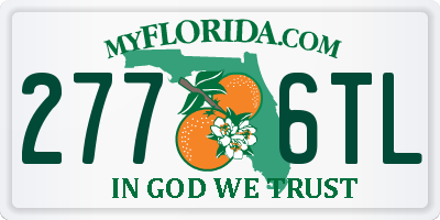FL license plate 2776TL
