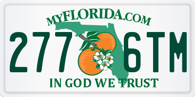FL license plate 2776TM