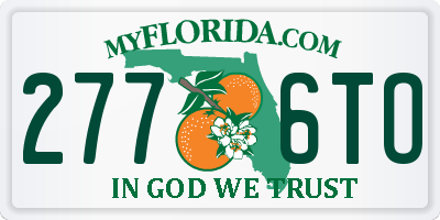 FL license plate 2776TO