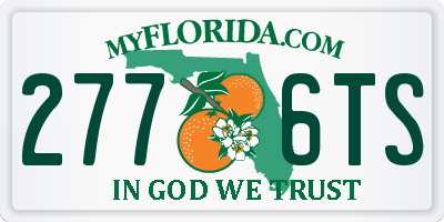 FL license plate 2776TS