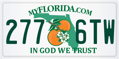 FL license plate 2776TW