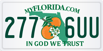 FL license plate 2776UU