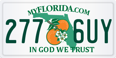 FL license plate 2776UY