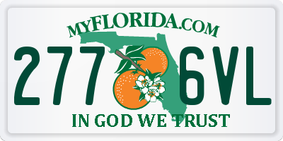 FL license plate 2776VL