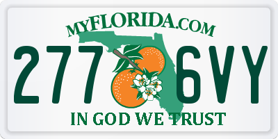 FL license plate 2776VY