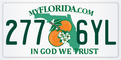 FL license plate 2776YL