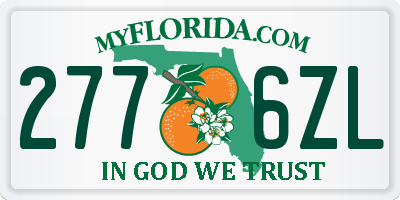 FL license plate 2776ZL