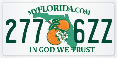 FL license plate 2776ZZ