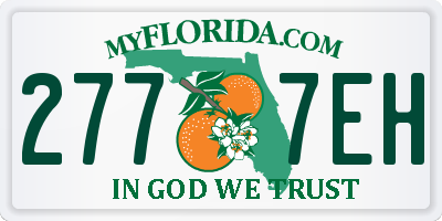 FL license plate 2777EH