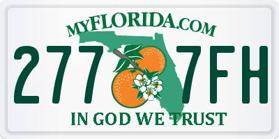 FL license plate 2777FH