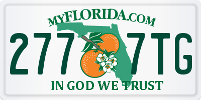 FL license plate 2777TG