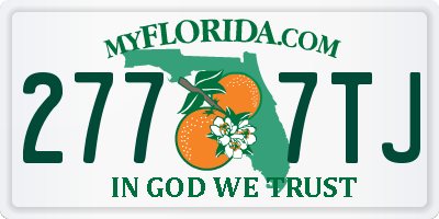 FL license plate 2777TJ