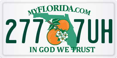 FL license plate 2777UH