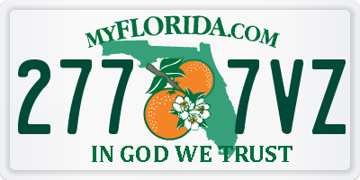 FL license plate 2777VZ