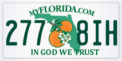 FL license plate 2778IH