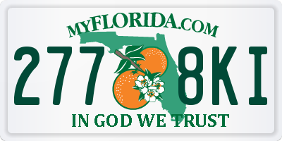FL license plate 2778KI