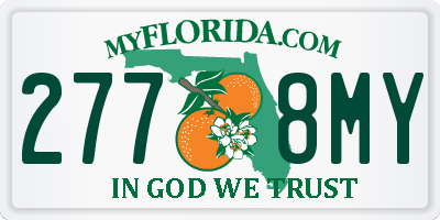 FL license plate 2778MY