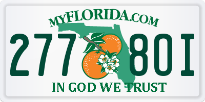 FL license plate 2778OI